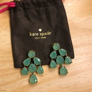 Kate Spade Mint Drop Earrings